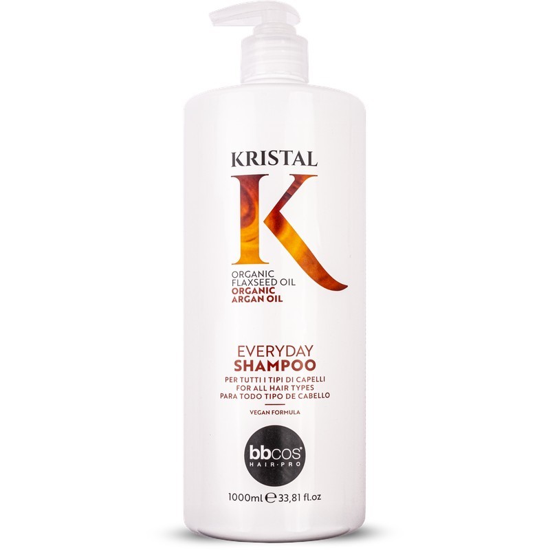 BBCOS KRISTAL EVERY DAY Sampon pentru Uz Frecvent cu Ulei de In si Argan (1000ml) BBCOS KRISTAL EVERY DAY Sampon pentru Uz Frecvent cu Ulei de In si Argan (1000ml)
