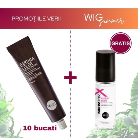 Pachet Promotional - 10 bucati BBCOS Vopsea de par Earthia Color (100ml)