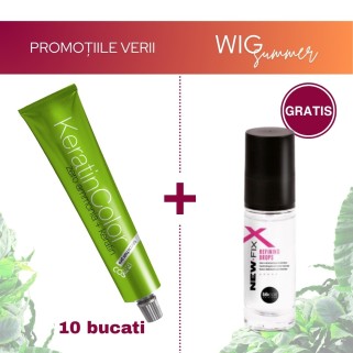 Pachet Promotional - 10 bucati BBCOS Vopsea de par Keratin Color (100ml)