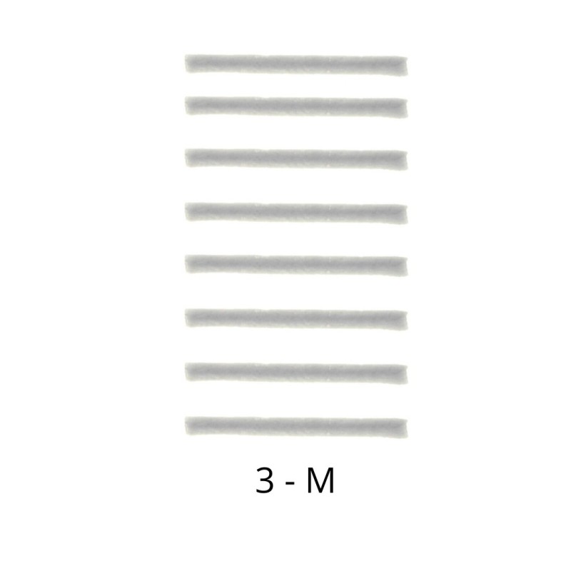 Bigudiuri pentru Permanent de Gene - Nr.3 M (16 buc.)