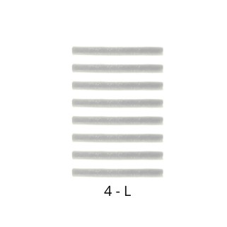 Bigudiuri pentru Permanent de Gene - Nr.4 L (16 buc.)