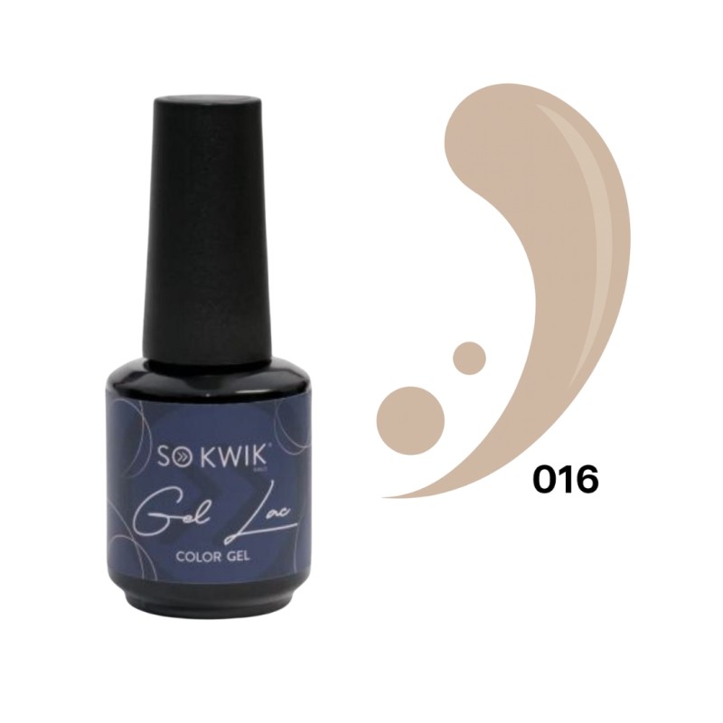 SoKwik Oja Semipermanenta Nude Collection 016 -Nude Beige (15 ml) TPO Free si Hema Free
