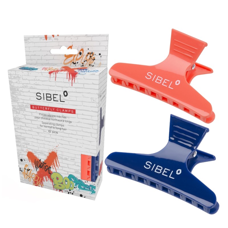 SIBEL Clame Crazy Graffiti 6buc (P005579) SIBEL Clame Crazy Graffiti 6buc (P005579)