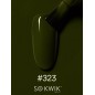 SoKwik Oja Semipermanenta Blue&Green Collection 323 - Verde Masliniu (15 ml) TPO Free si Hema Free
