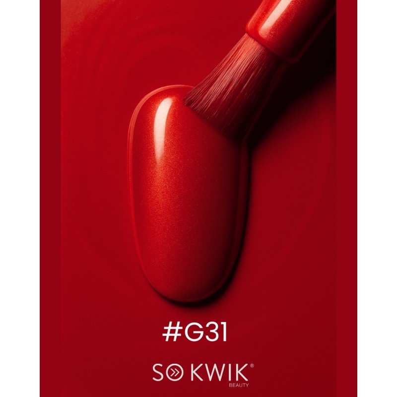 SoKwik Oja Semipermanenta Glitter Collection G31 – Rosu Glam cu Reflexii (15ml) TPO Free si HEMA Free SoKwik Oja Semipermanenta Glitter Collection G31 – Rosu Glam cu Reflexii (15ml) TPO Free si HEMA Free