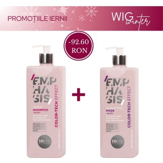 Pachet Promo BBCOS Emphasis COLOR TECH Shampoo + Mask (2x1000ml)