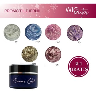Pachet Promo SoKwik Canvas Gel Flakes Collection 2+1 GRATIS