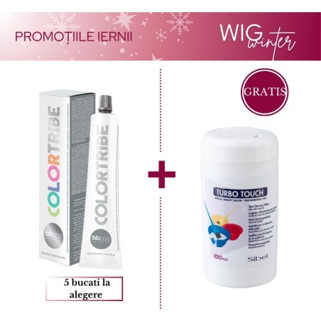 Pachet Promo 5 Vopsele ColorTribe + Servetele indepartare vopsea CADOU