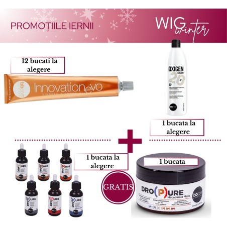 Pachet Promo Innovation EVO 12 Vopsele + Oxidant + 2 Produse CADOU