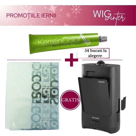 Pachet Promo 54 Vopsele Keratin Color + Aspirator Profesional + Pelerine CADOU