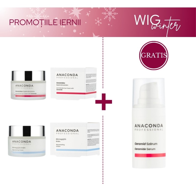 Pachet Promo Anaconda Professional Crema Contur Ochi + Crema Rejuvenanta + Ser Cadou