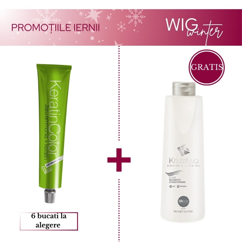 Pachet Promo 6 Vopsele Keratin Color + Sampon Cadou