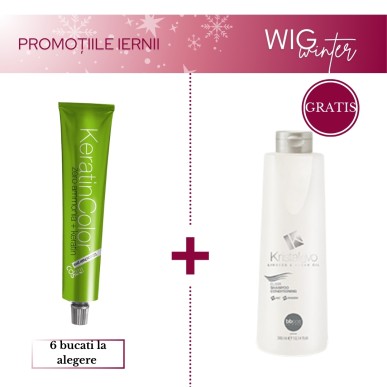 Pachet Promo 6 Vopsele Keratin Color + Sampon Cadou