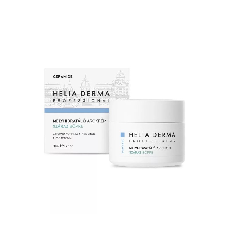 HELIA DERMA Complex Ceramide+Hyaluron+Panthenol - Crema pentru hidratare profunda - ten uscat (50ml)
