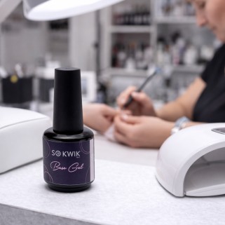 gel de baza transparent pentru unghii sokwik 15ml fara primer