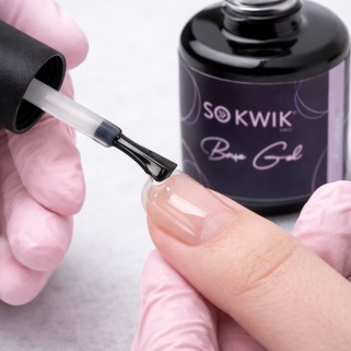 gel de baza transparent pentru unghii sokwik 15ml fara primer