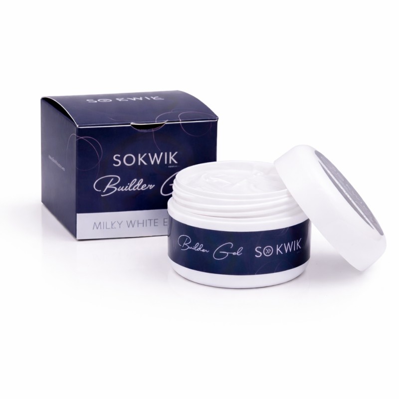 Builder Gel Milky White Extra pentru unghii – SoKwik (50ml) TPO Free si Hema Free