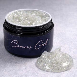 Gel decorativ Flakes Crystal Silver pentru unghii SoKwik