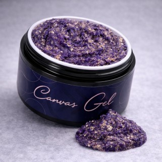 gel decorativ flakes royal amethyst canvas gel f04 sokwik