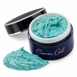 gel decorativ efect mineral turcoaz tropical stone canvas gel s03 sokwik