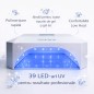 Lampa UV/LED pentru unghii – SoKwik White Diamond 54W cu senzor si Low Heat