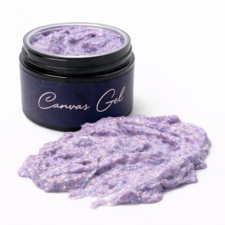 gel decorativ efect mineral lila lavender stone canvas gel s04 sokwik