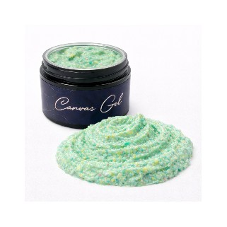 gel decorativ efect mineral verde menta mint quartz canvas gel s05 sokwik