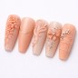Gel decorativ nude piersica mat pentru unghii – Canvas Gel C02 Soft Peach SoKwik (8gr) TPO Free si Hema Free