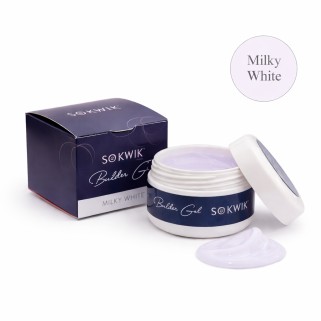 builder gel milky white sokwik 50ml gel constructie unghii