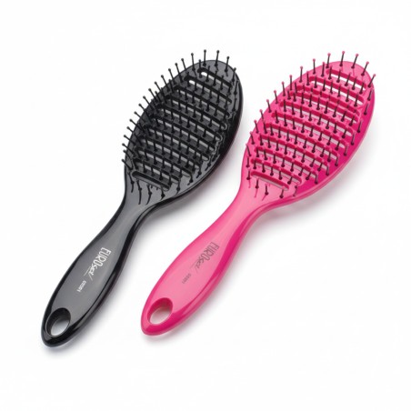 Perie par Eurostil Color 3201 negru si roz