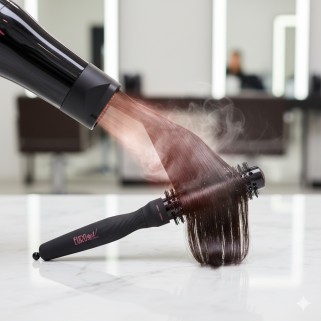 Perie profesionala termica ionica 25mm Eurostil 7525