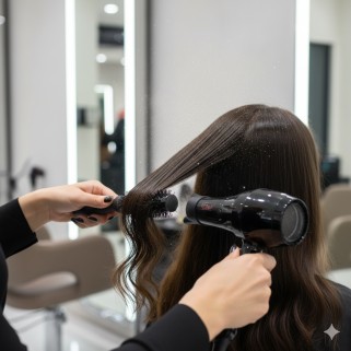 Perie profesionala termica ionica 25mm Eurostil 7525