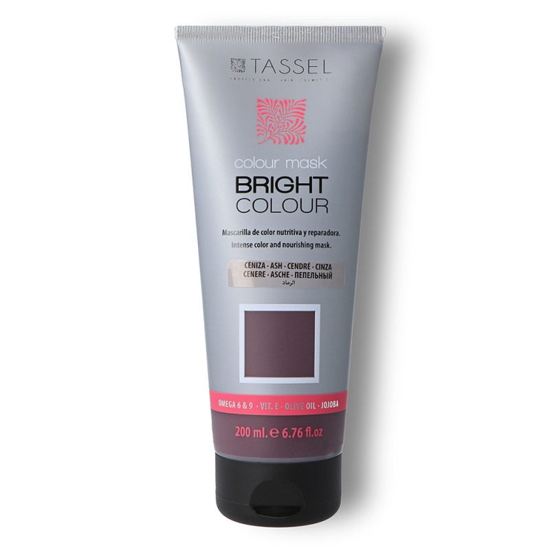 Masca coloranta pentru par – Bright Colour Cenusiu Tassel 200ml