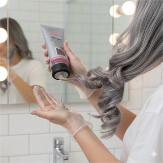 Masca coloranta cenusiu Bright Colour Tassel 200ml