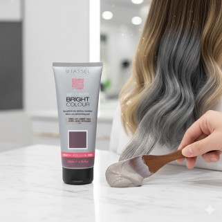 Masca coloranta cenusiu Bright Colour Tassel 200ml