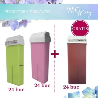 Pachet promotional 72 cartuse ceara epilat Roial 100ml