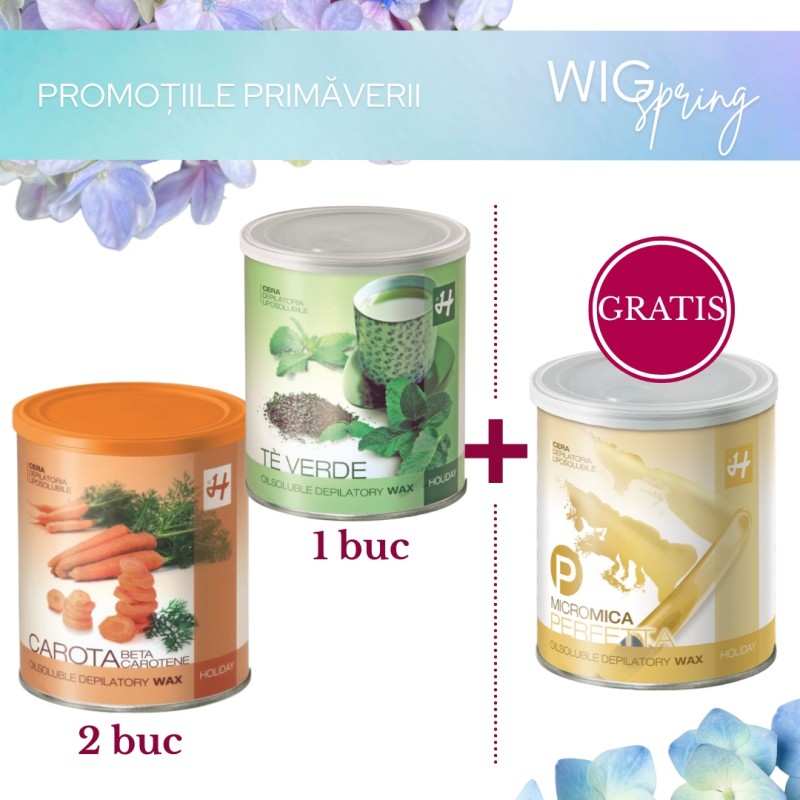 Pachet Promo 3+1 Ceara Conserva Holiday 800ml – Morcovi, Ceai Verde + Perfetta Micromica