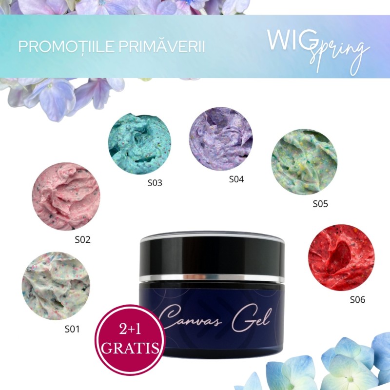 Pachet Promo 2+1 Canvas Gel Stone Collection 8g SoKwik