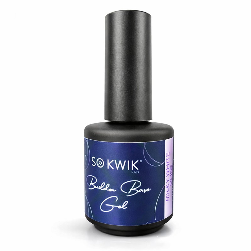 Gel de baza pentru unghii – Builder Rubber Base Milky White Rose SoKwik 15ml (TPO Free si Hema Free)