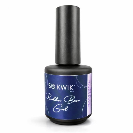 Builder Rubber Base Milky White Rose SoKwik 15ml