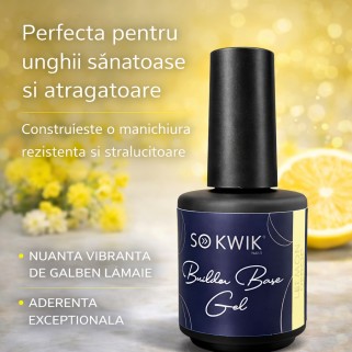 Builder Rubber Base Lemon Drop SoKwik 15ml