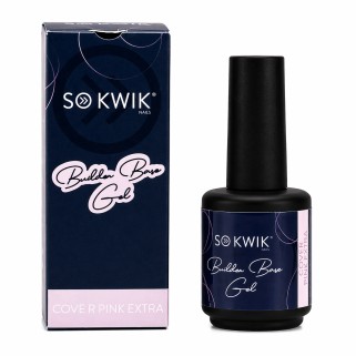 gel baza unghii Pink Extra SoKwik 15ml rubber