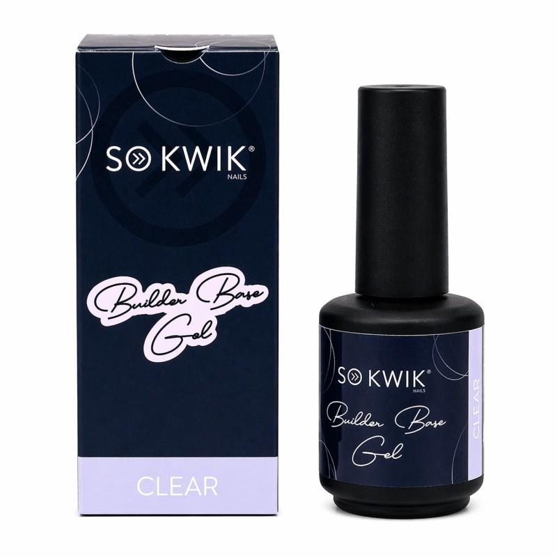 Gel de baza pentru unghii – Builder Rubber Base Gel Clear SoKwik 15ml