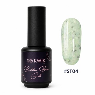 gel baza Stone Style ST04 SoKwik 15ml verde pastel sclipici