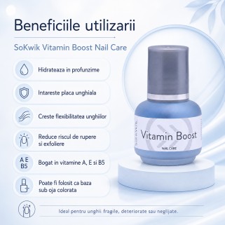 tratament unghii Vitamin Boost SoKwik 15ml