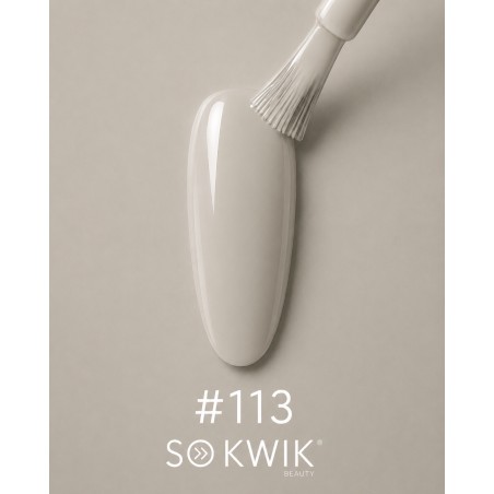 Oja semipermanenta nude bej Soft Beige 113 Latte Nude Collection SoKwik
