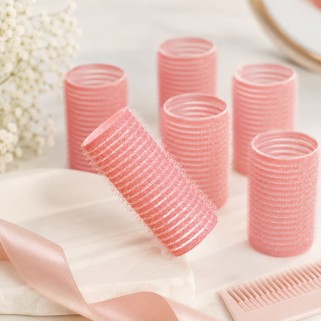 Bigudiuri cu scai Eurostil 24mm set 6 bucati pentru bucle si volum