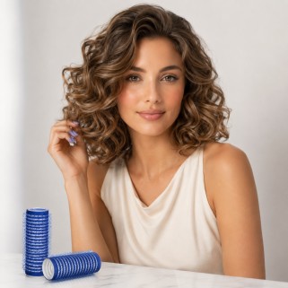 Bigudiuri cu scai Eurostil 15mm set 6 bucati pentru bucle definite si volum