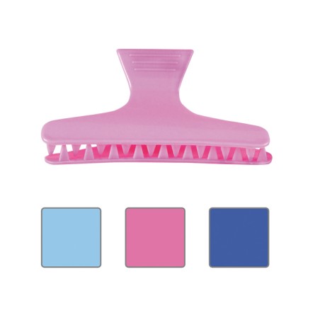 Clame colorate pentru par Eurostil set 12 bucati cod 0084