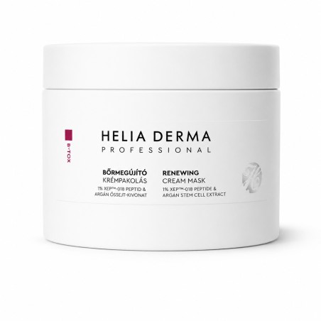 Masca crema rejuvenanta HELIA DERMA Professional B-Tox cu peptide XEP-018 celule stem din argan si acid hialuronic